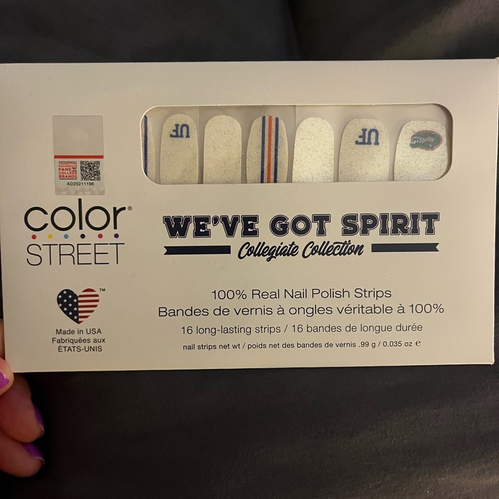 Color Street We've Got Spirit Nail Strips - Blue, White, Red